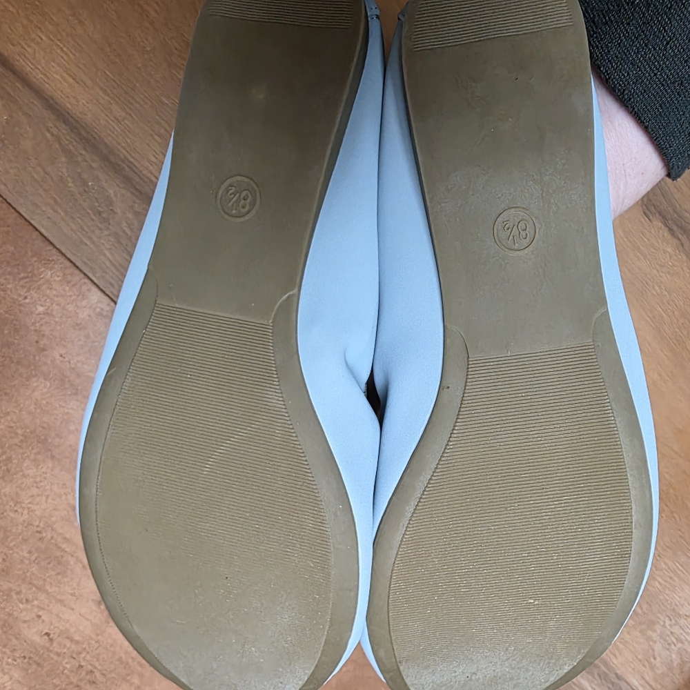 Baby Blue Ballet Flats Falls Creek Women's Light Blue Flats Size 8.5 - Picture 8 of 8